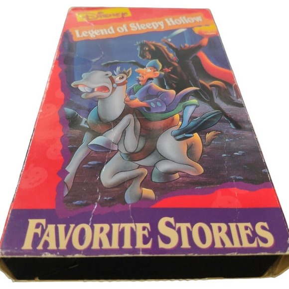 Vintage Disney Favorite Stories Legend of Sleepy Hollow Vhs Movie Collectible - Picture 4 of 7